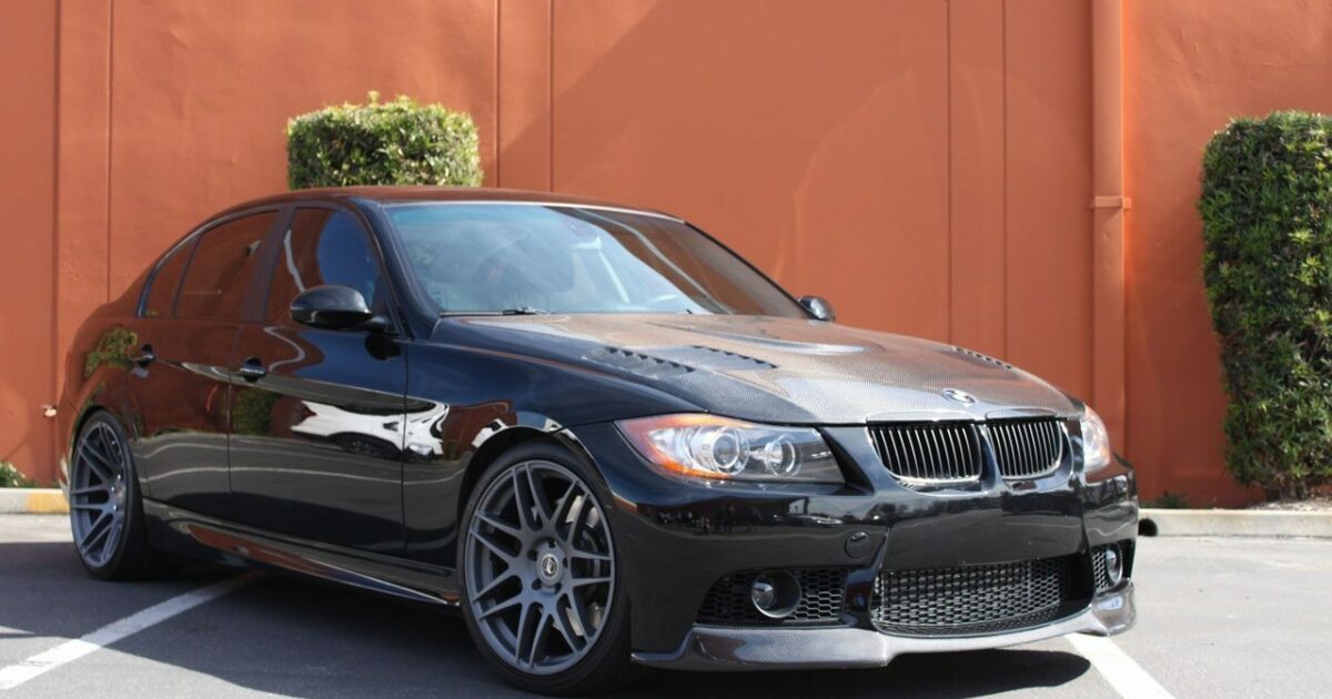 Mineral Black BMW E90 3 Series Sedan - Forgestar F14… | Forgestar