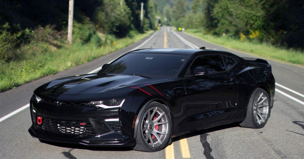 Black Chevrolet Camaro SS - Forgestar CF5V Wheels in… | Forgestar