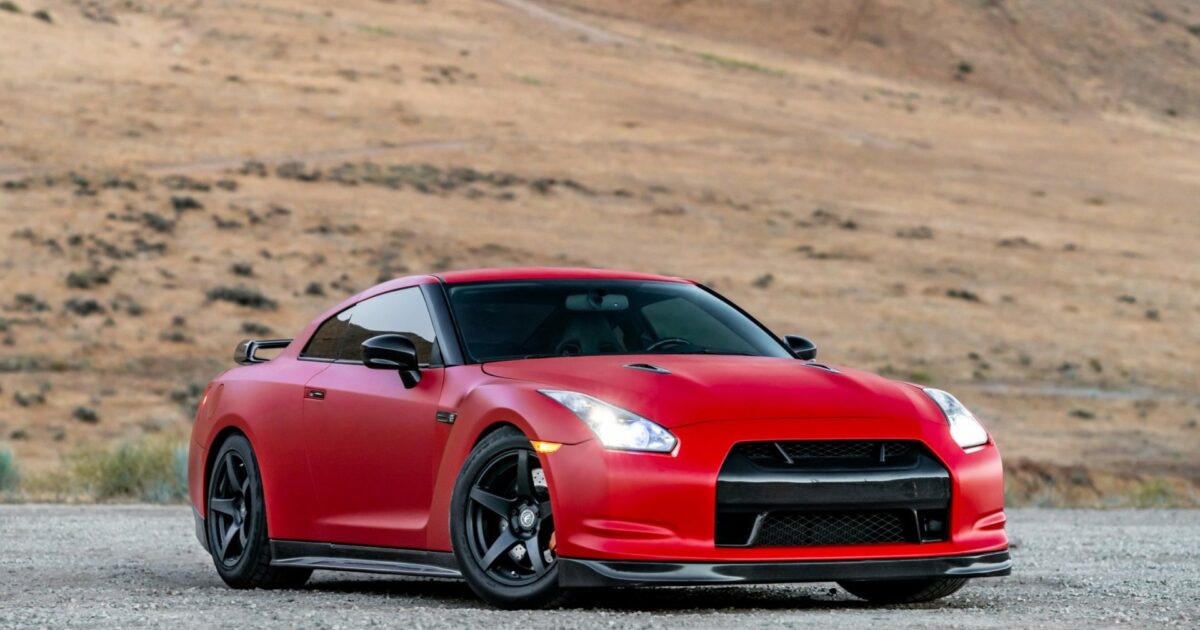 Satin Red Nissan GTR R35 - Forgestar CF5 Wheels in Satin… | Forgestar