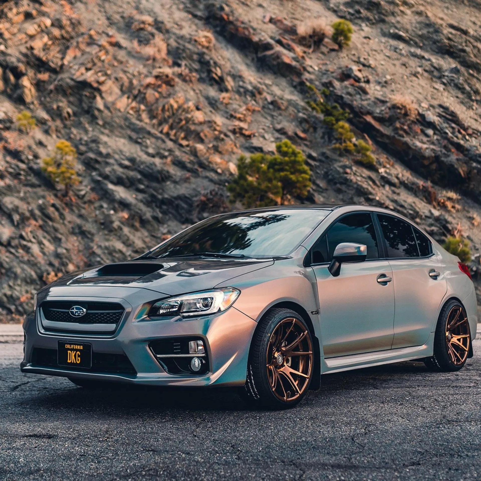Subaru WRX Forgestar CF5V Wheels Bronze Burst Forgestar