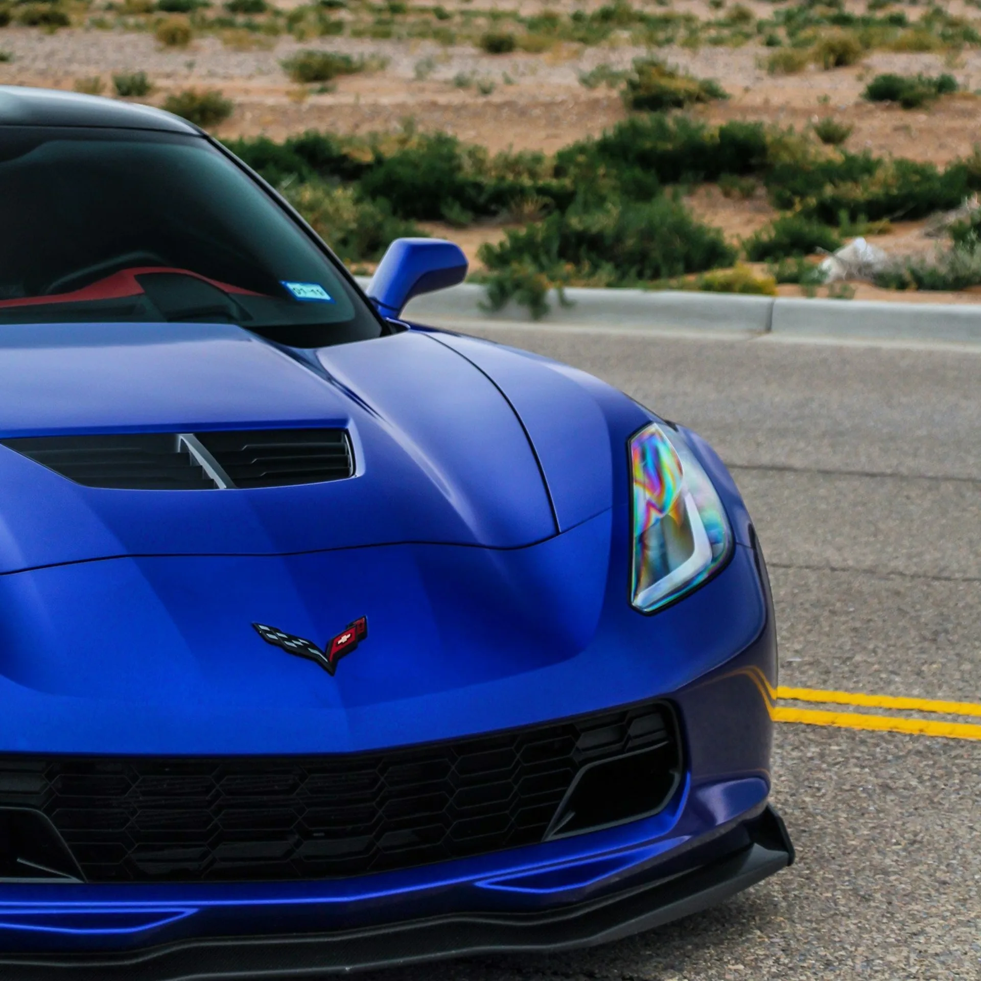 Chevrolet Corvette zr11 ночью