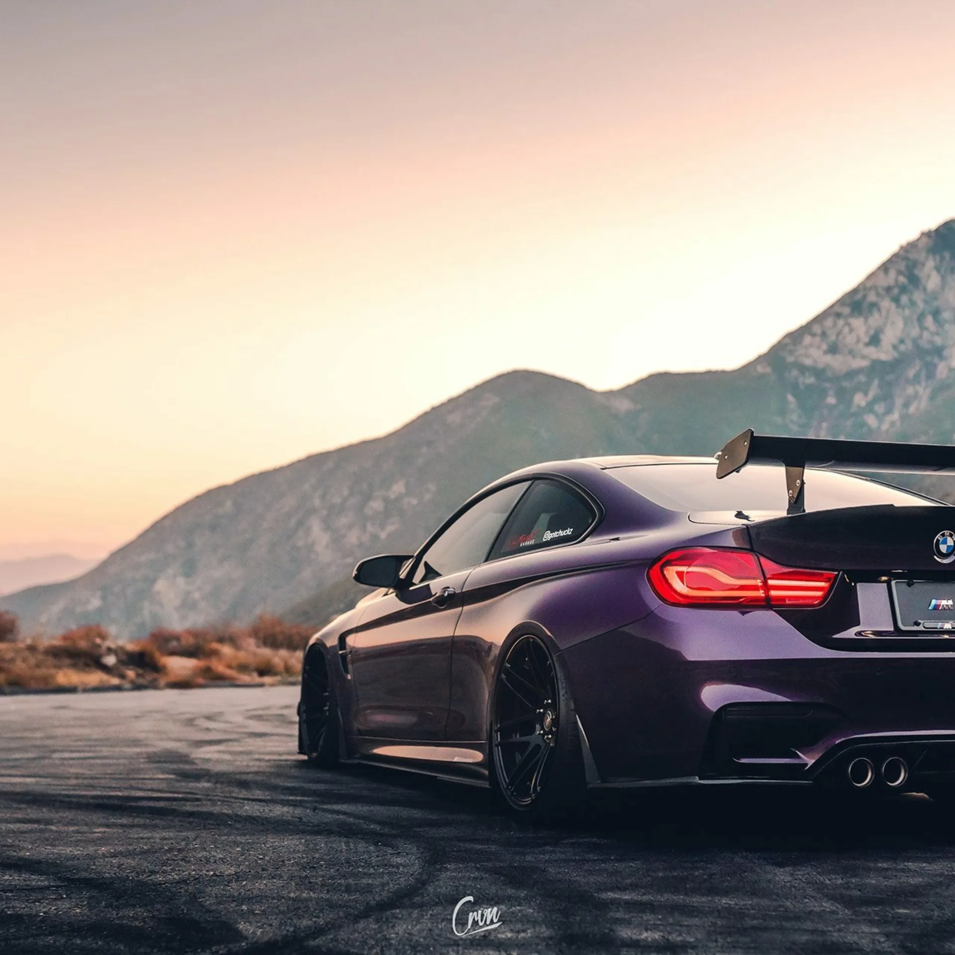 BMW m4 Violet