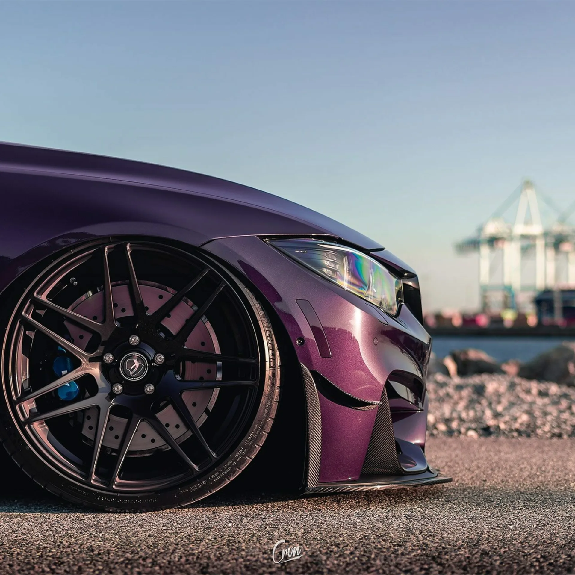 BMW m4 Violet