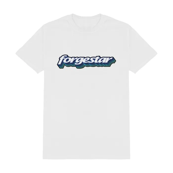 Forgestar 3D Logo Tee | White S