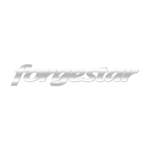 Forgestar Die-Cut Decal | Chrome 10"x1.64"